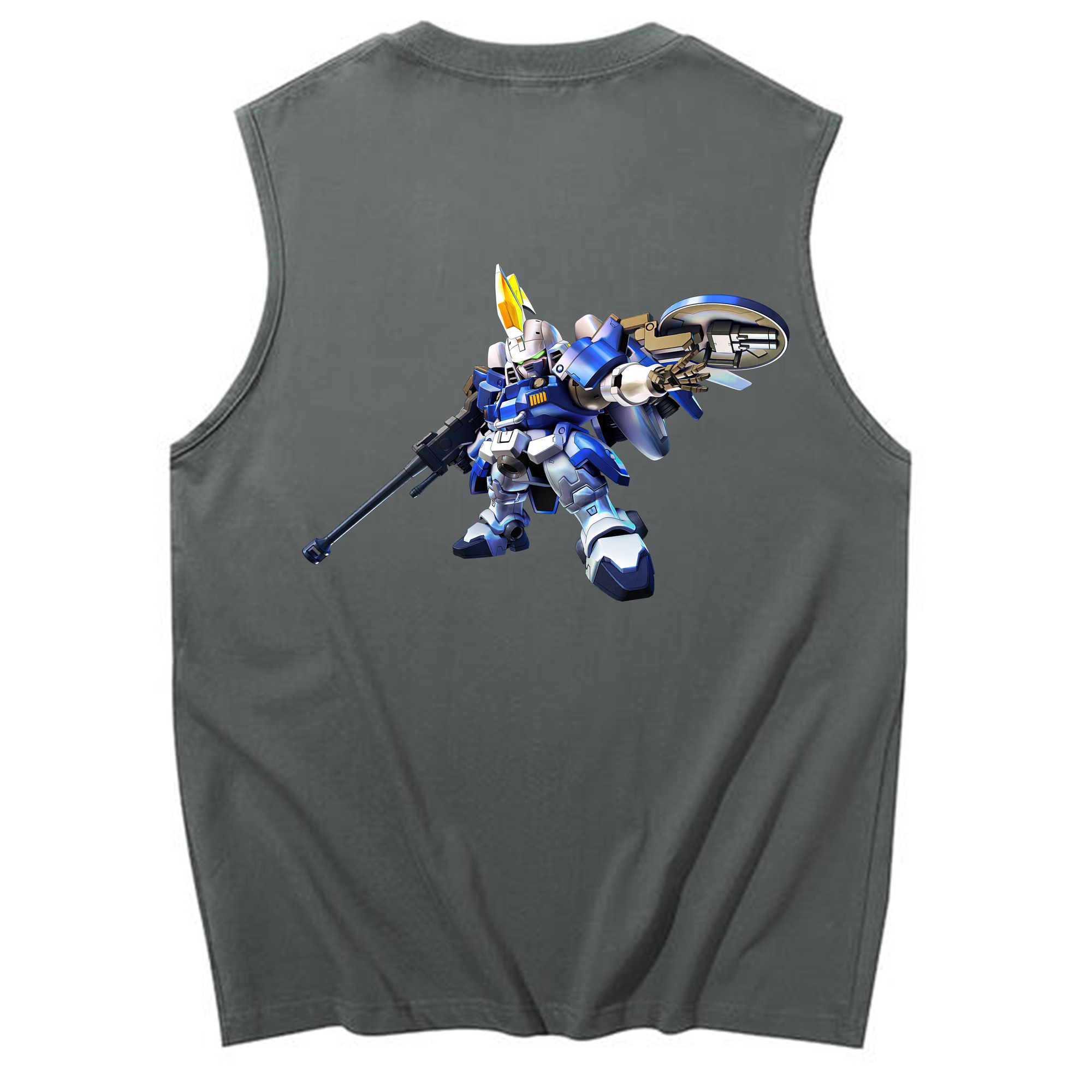 （画像用） 機動戦士ガンダム Mobile Suit Gundam コットン100％タンクトップ（背面プリント）